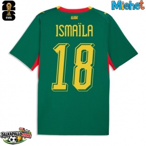 Senegal Ismaila Sarr #18 Vieraspaita MM-kisat 2026 Lyhythihainen